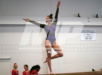 Thumbnail 3 in Texas High School Gymnastics Coaches Association Region II Championship (Balance Beam) photogallery.
