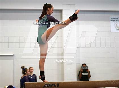Thumbnail 3 in Texas High School Gymnastics Coaches Association Region II Championship (Balance Beam) photogallery.