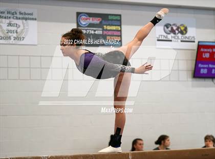 Thumbnail 2 in Texas High School Gymnastics Coaches Association Region II Championship (Balance Beam) photogallery.