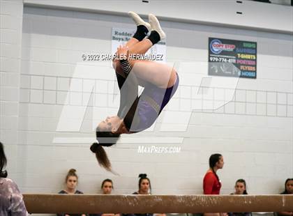 Thumbnail 2 in Texas High School Gymnastics Coaches Association Region II Championship (Balance Beam) photogallery.