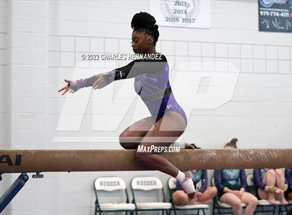 Thumbnail 2 in Texas High School Gymnastics Coaches Association Region II Championship (Balance Beam) photogallery.