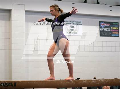 Thumbnail 3 in Texas High School Gymnastics Coaches Association Region II Championship (Balance Beam) photogallery.