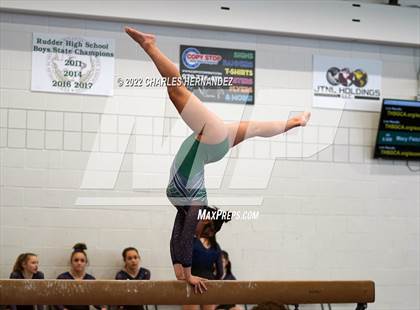 Thumbnail 1 in Texas High School Gymnastics Coaches Association Region II Championship (Balance Beam) photogallery.