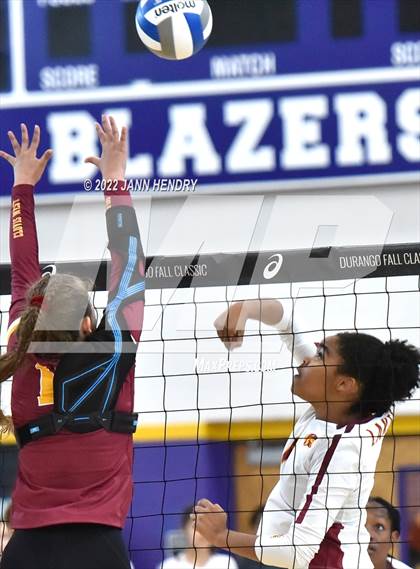 Thumbnail 1 in Clovis West vs. Lakeside (Durango Fall Classic) photogallery.