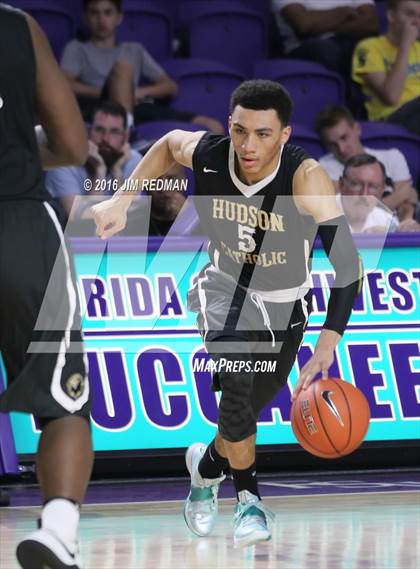 Thumbnail 3 in Hudson Catholic vs. Pebblebrook (City of Palms Classic) photogallery.
