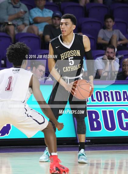 Thumbnail 3 in Hudson Catholic vs. Pebblebrook (City of Palms Classic) photogallery.