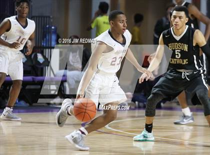 Thumbnail 2 in Hudson Catholic vs. Pebblebrook (City of Palms Classic) photogallery.
