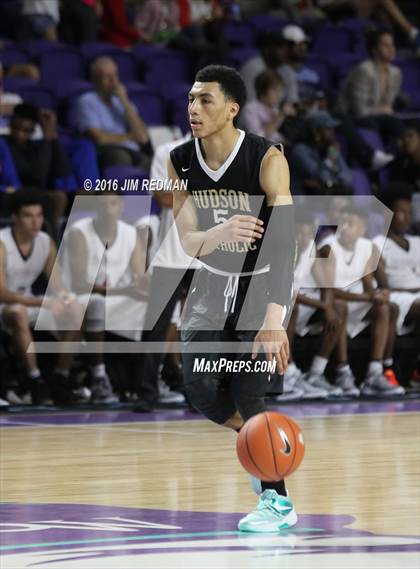 Thumbnail 2 in Hudson Catholic vs. Pebblebrook (City of Palms Classic) photogallery.
