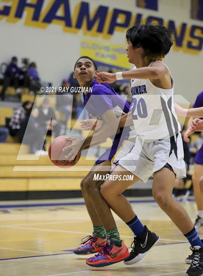Thumbnail 2 in Lemoore vs Rocklin (Clovis Elks Holiday Tournament) photogallery.