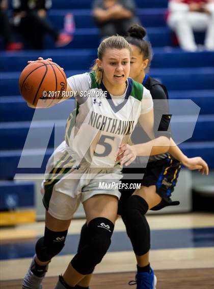 Thumbnail 3 in Del Norte vs. Mira Mesa (Knights of the Roundball Classic) photogallery.