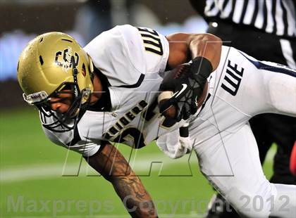 Thumbnail 1 in Central Catholic vs. Santa Fe Christian (CIF State D4 Final) photogallery.