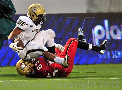 Thumbnail 3 in Central Catholic vs. Santa Fe Christian (CIF State D4 Final) photogallery.