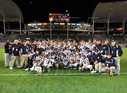 Thumbnail 3 in Central Catholic vs. Santa Fe Christian (CIF State D4 Final) photogallery.