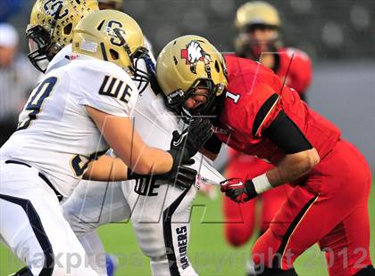 Thumbnail 3 in Central Catholic vs. Santa Fe Christian (CIF State D4 Final) photogallery.