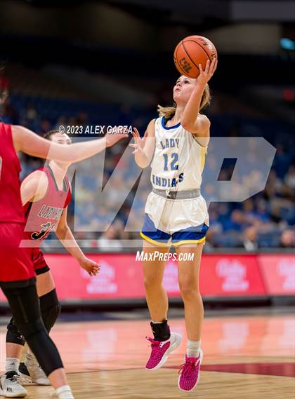 Thumbnail 3 in Lipan vs Gruver (UIL 3A Basketball State final) photogallery.