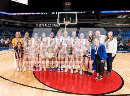 Thumbnail 3 in Lipan vs Gruver (UIL 3A Basketball State final) photogallery.