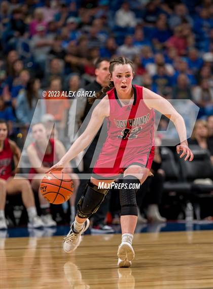 Thumbnail 3 in Lipan vs Gruver (UIL 3A Basketball State final) photogallery.