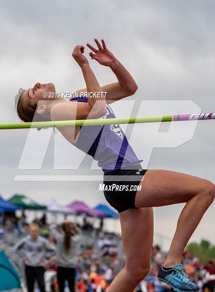 Thumbnail 3 in CHSAA Track and Field 5A Championships (Girls High Jump ) photogallery.