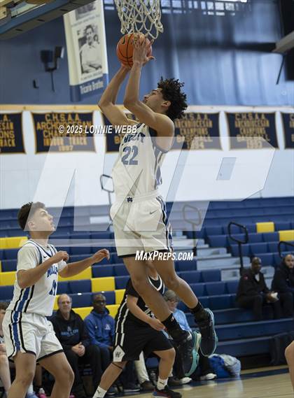 Thumbnail 3 in Wings Academy vs. Archbishop Molloy (Shooting Stars Basketball Showcase) photogallery.
