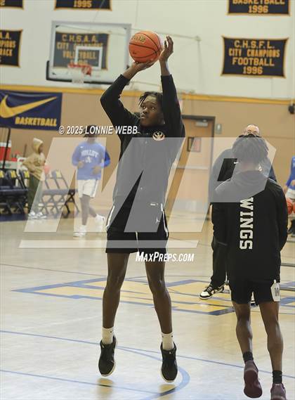 Thumbnail 2 in Wings Academy vs. Archbishop Molloy (Shooting Stars Basketball Showcase) photogallery.