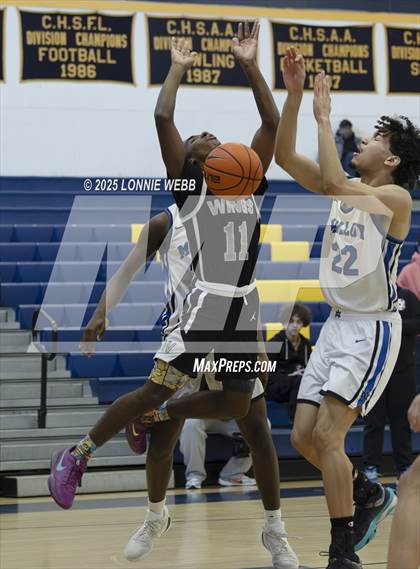 Thumbnail 1 in Wings Academy vs. Archbishop Molloy (Shooting Stars Basketball Showcase) photogallery.