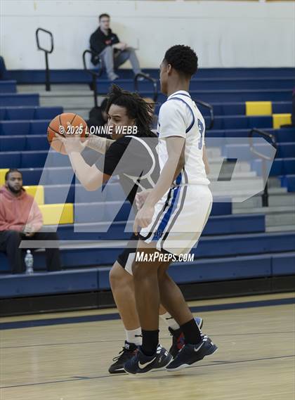 Thumbnail 1 in Wings Academy vs. Archbishop Molloy (Shooting Stars Basketball Showcase) photogallery.