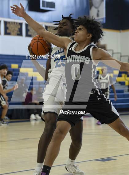 Thumbnail 2 in Wings Academy vs. Archbishop Molloy (Shooting Stars Basketball Showcase) photogallery.
