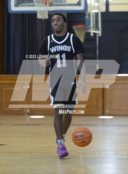 Thumbnail 3 in Wings Academy vs. Archbishop Molloy (Shooting Stars Basketball Showcase) photogallery.