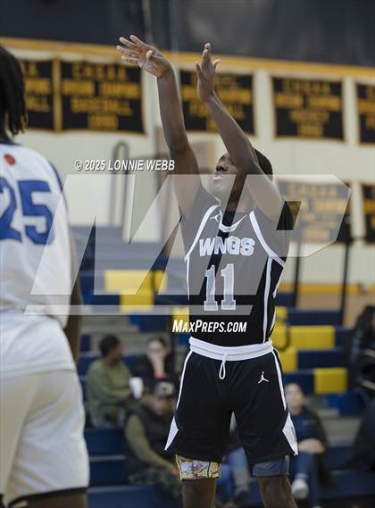 Thumbnail 1 in Wings Academy vs. Archbishop Molloy (Shooting Stars Basketball Showcase) photogallery.