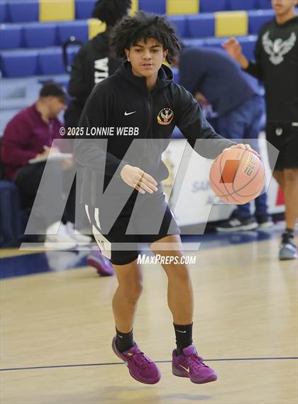 Thumbnail 1 in Wings Academy vs. Archbishop Molloy (Shooting Stars Basketball Showcase) photogallery.