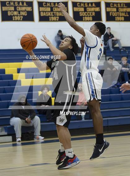Thumbnail 1 in Wings Academy vs. Archbishop Molloy (Shooting Stars Basketball Showcase) photogallery.
