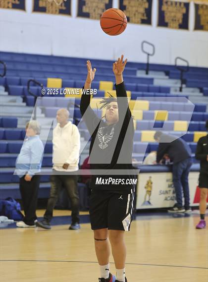 Thumbnail 3 in Wings Academy vs. Archbishop Molloy (Shooting Stars Basketball Showcase) photogallery.