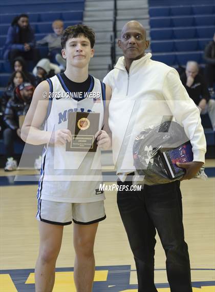 Thumbnail 3 in Wings Academy vs. Archbishop Molloy (Shooting Stars Basketball Showcase) photogallery.