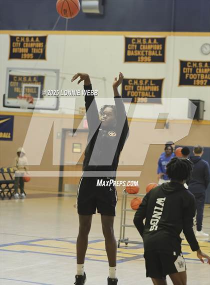 Thumbnail 1 in Wings Academy vs. Archbishop Molloy (Shooting Stars Basketball Showcase) photogallery.