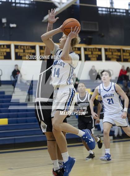 Thumbnail 2 in Wings Academy vs. Archbishop Molloy (Shooting Stars Basketball Showcase) photogallery.