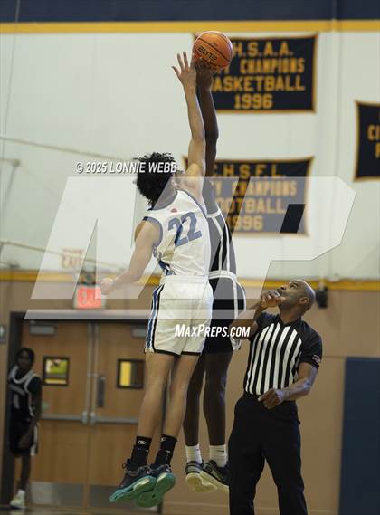 Thumbnail 2 in Wings Academy vs. Archbishop Molloy (Shooting Stars Basketball Showcase) photogallery.