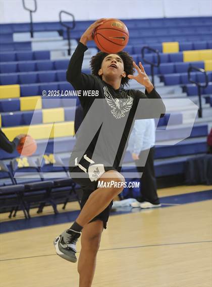 Thumbnail 2 in Wings Academy vs. Archbishop Molloy (Shooting Stars Basketball Showcase) photogallery.
