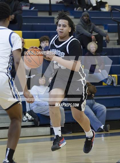 Thumbnail 1 in Wings Academy vs. Archbishop Molloy (Shooting Stars Basketball Showcase) photogallery.