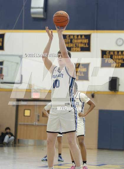 Thumbnail 1 in Wings Academy vs. Archbishop Molloy (Shooting Stars Basketball Showcase) photogallery.