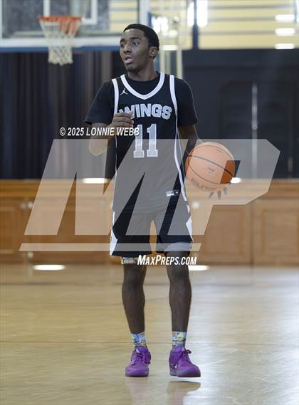 Thumbnail 1 in Wings Academy vs. Archbishop Molloy (Shooting Stars Basketball Showcase) photogallery.