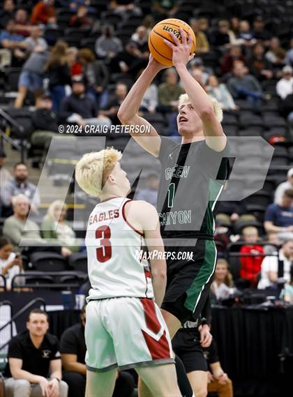 Thumbnail 1 in Green Canyon vs. Layton Christian Academy (UHSAA 4A Semifinals) photogallery.