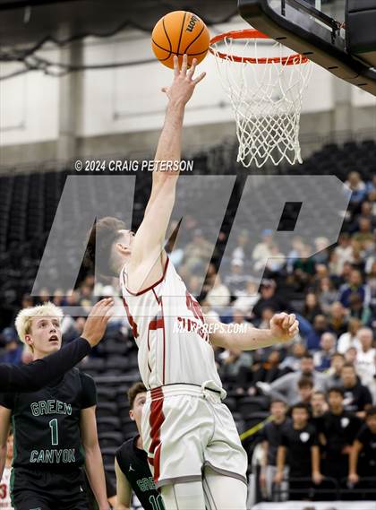 Thumbnail 3 in Green Canyon vs. Layton Christian Academy (UHSAA 4A Semifinals) photogallery.