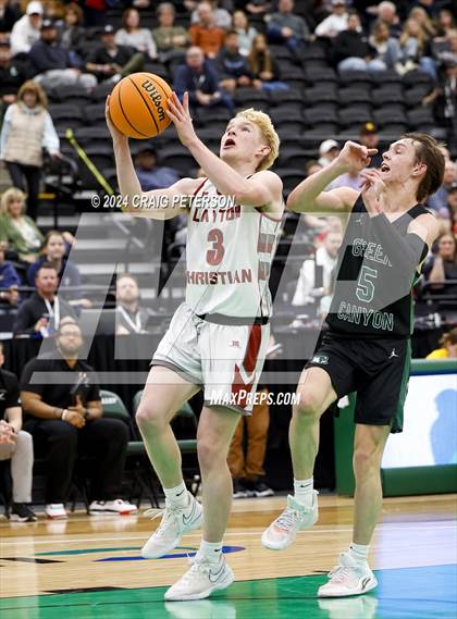 Thumbnail 3 in Green Canyon vs. Layton Christian Academy (UHSAA 4A Semifinals) photogallery.