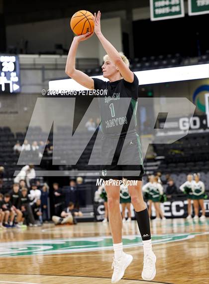Thumbnail 3 in Green Canyon vs. Layton Christian Academy (UHSAA 4A Semifinals) photogallery.
