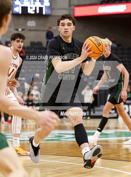Thumbnail 2 in Green Canyon vs. Layton Christian Academy (UHSAA 4A Semifinals) photogallery.