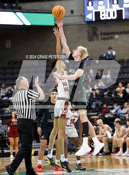 Thumbnail 2 in Green Canyon vs. Layton Christian Academy (UHSAA 4A Semifinals) photogallery.