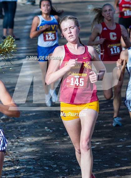 Thumbnail 1 in CIF Central Section Cross Country Championships (Girls D1 Race) photogallery.