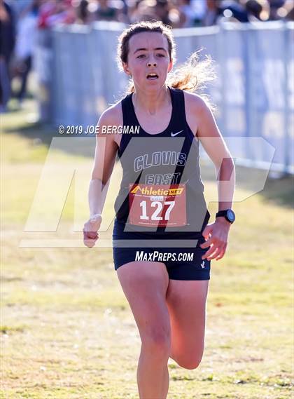 Thumbnail 1 in CIF Central Section Cross Country Championships (Girls D1 Race) photogallery.