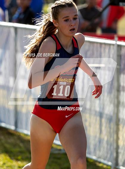 Thumbnail 3 in CIF Central Section Cross Country Championships (Girls D1 Race) photogallery.