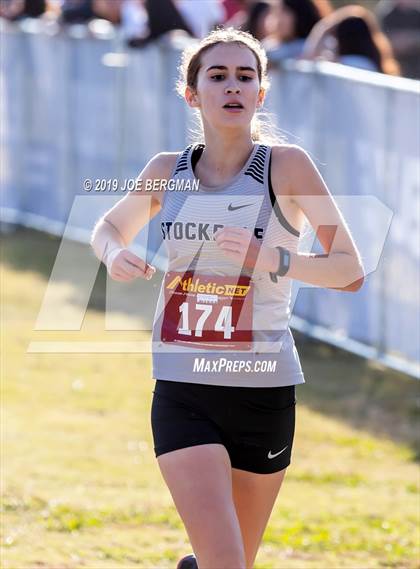 Thumbnail 2 in CIF Central Section Cross Country Championships (Girls D1 Race) photogallery.